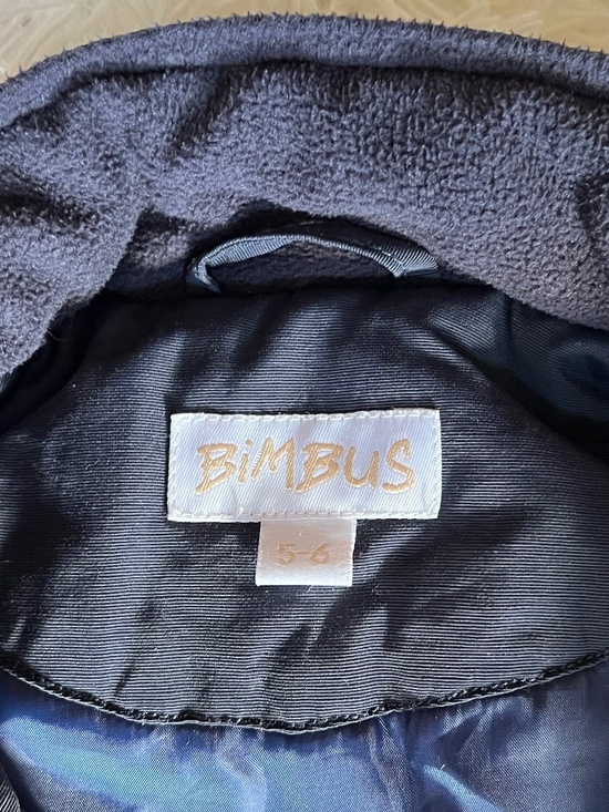 Boys navy blue winter jacket - Picture 4 of 4